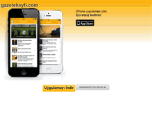 Tablet Screenshot of gazetekeyfi.com